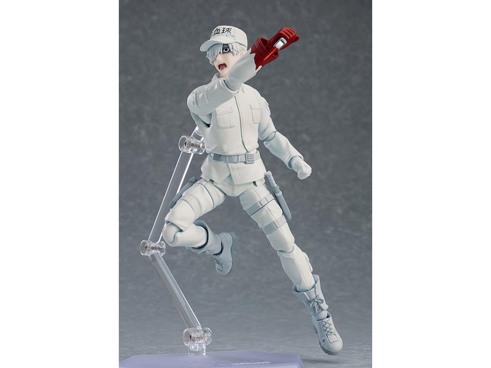 Figma #489 White Blood Cell (Neutrophil) from Cells at Work! Anime Figure - Perfect for Anime Fans, Collectors & Science Enthusiasts | Display, Gift & Cosplay Prop