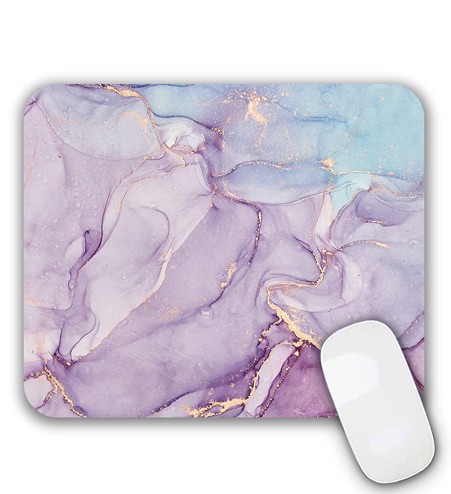 Premium Non-Slip Gaming Mouse Pad with Marble Design - 9.5x7.9 Inch Rubber Base Computer Mouse Mat for PC, Laptop & Office Work - Perfect for Esports, Gaming & Professional Workspaces
