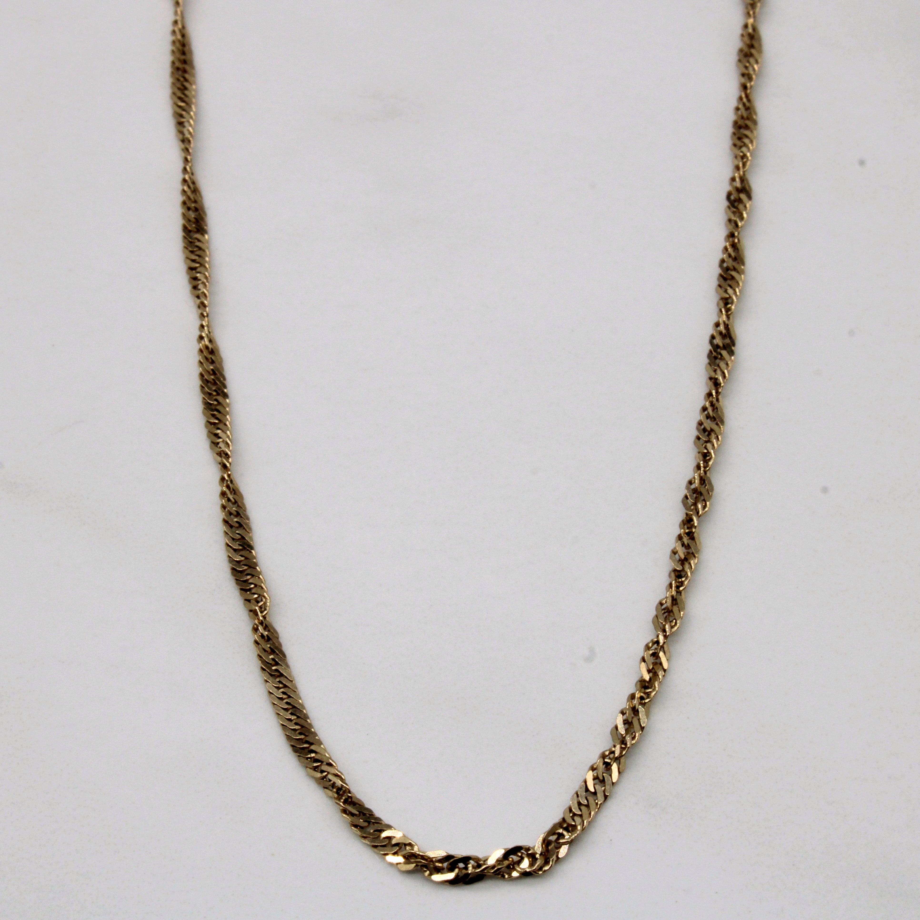 10K Yellow Gold Rope Chain Necklace - 25 Inch Solid Gold Rope Chain for Men & Women | Perfect for Layering, Gifts & Everyday Wear