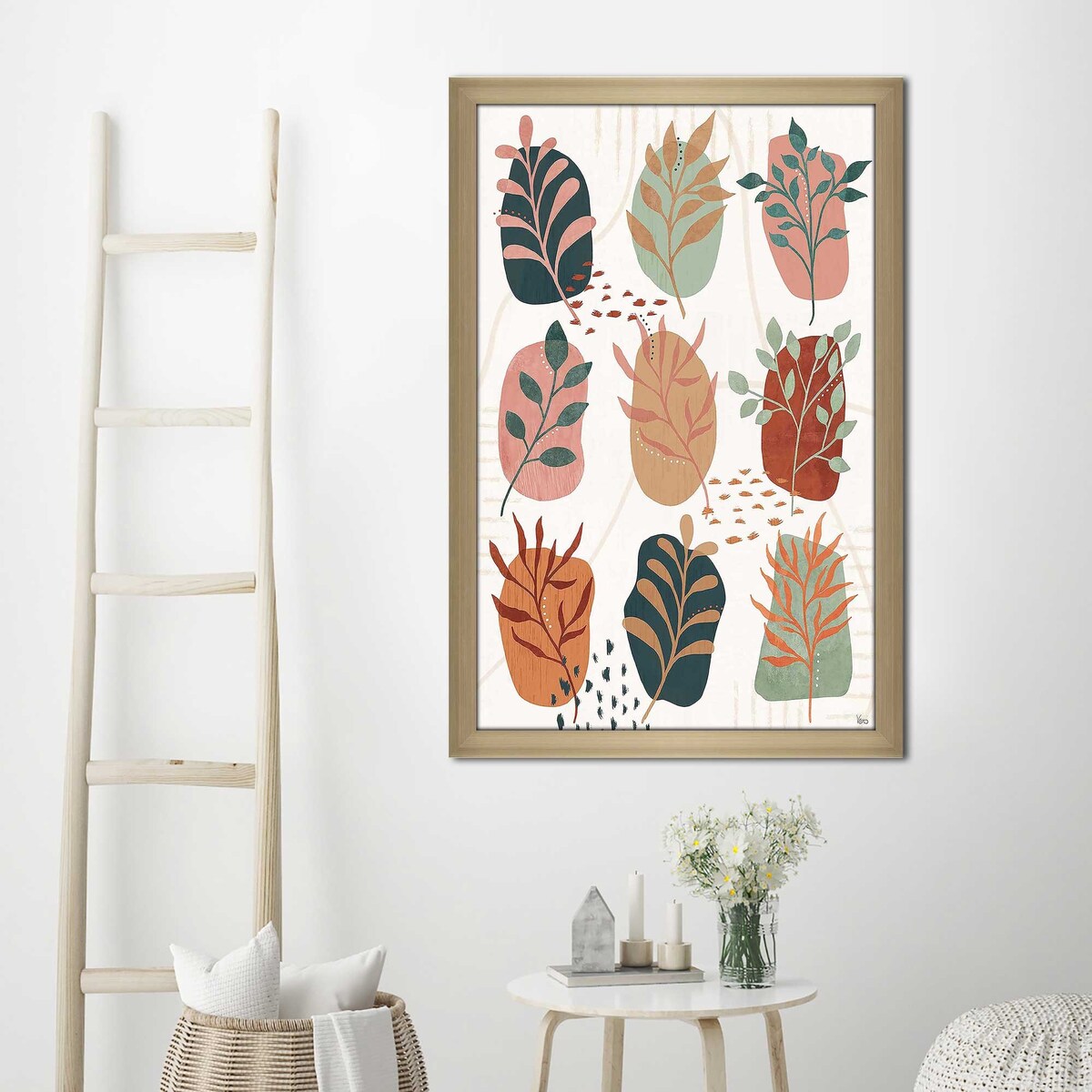Abstract Blossom IX by Veronique Charron - Premium Acrylic Wall Art Print - Modern Home & Office Decor - Perfect for Living Room, Bedroom or Workspace