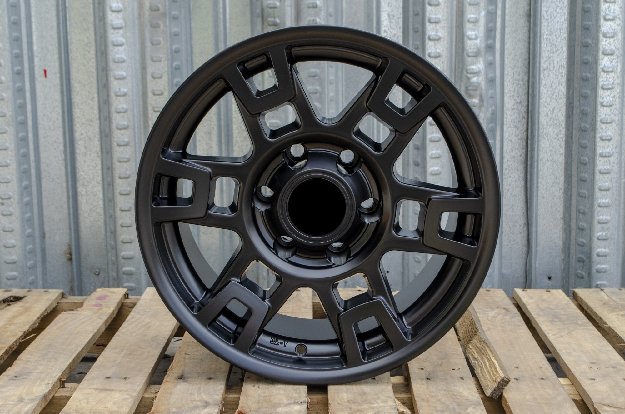 17 Inch Satin Black Pro Style Wheels for Toyota Tacoma 4Runner FJ Cruiser - Durable Alloy Rims for Off-Road & Street Driving