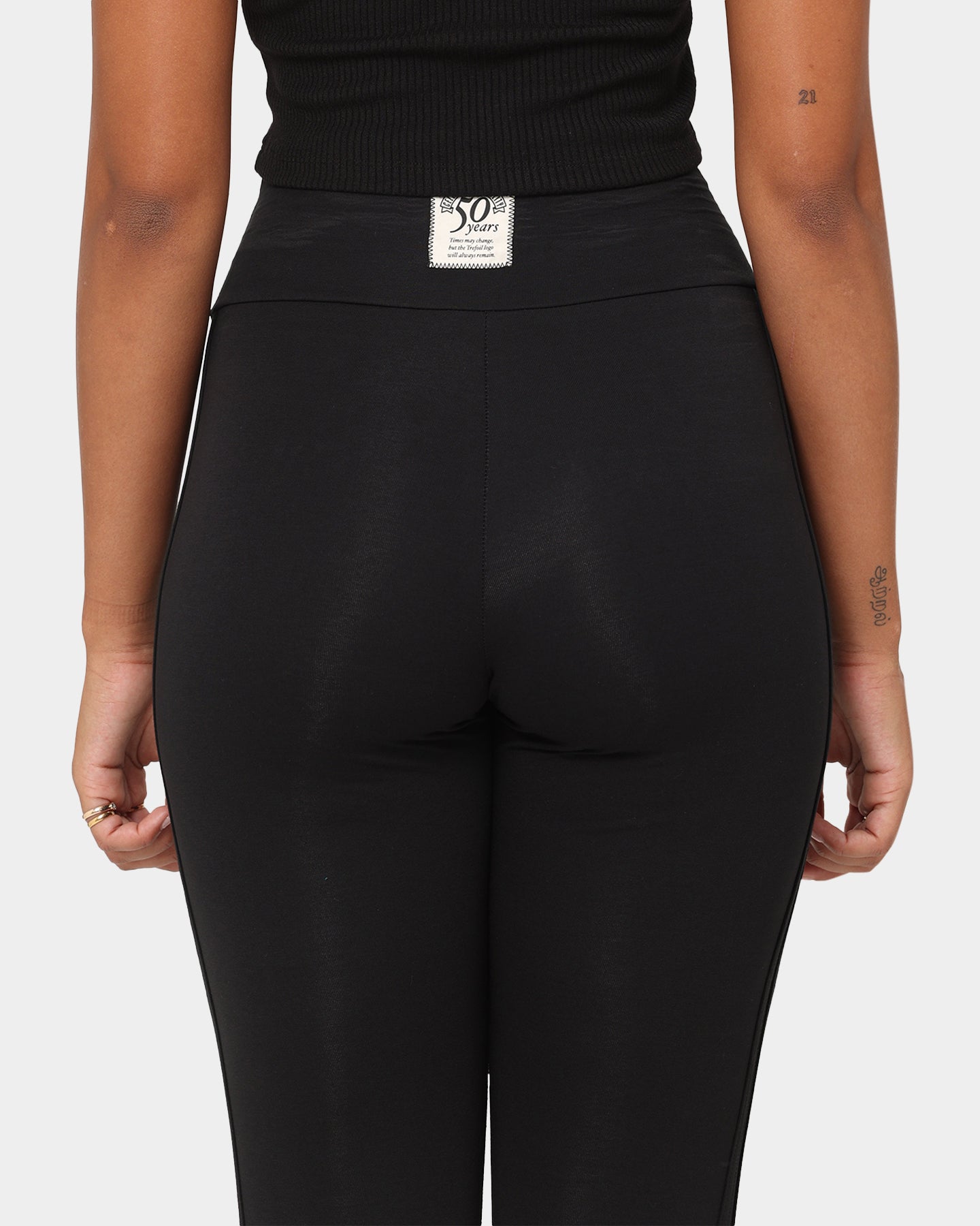 Adidas Women's Originals Class Of '72 Black Leggings - Comfortable Workout Pants for Yoga, Running & Gym