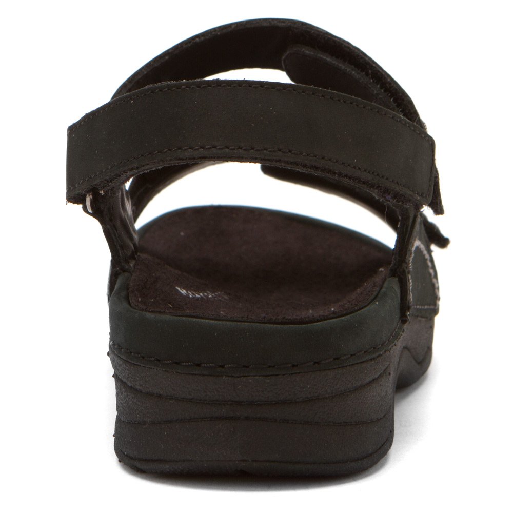 Drew Shoe Women's Alexa Comfortable Black Sandals Size 5 M - Perfect for Summer Walking, Beach Vacations & Casual Outings