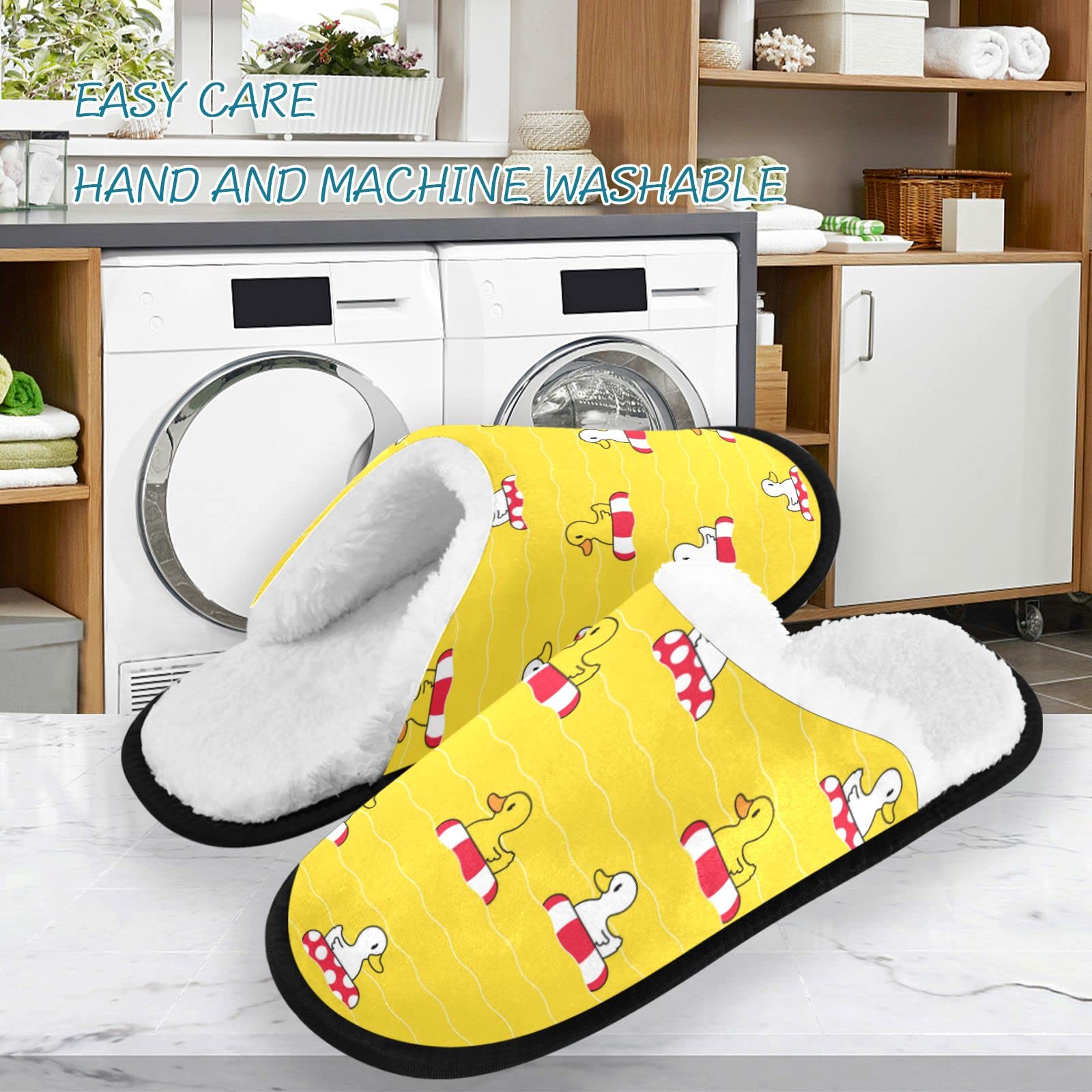 Visesunny Memory Foam Slippers for Women & Men - Winter Warm Cotton House Slippers, Cozy Indoor/Outdoor Shoes with Non-Slip Sole - Perfect for Home, Bedroom, Lounge & Backyard Use
