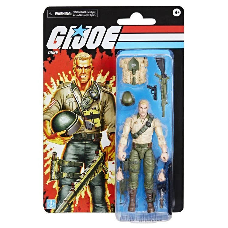 G.I. Joe Classified Series Retro Collection Duke Action Figure - 6-Inch Collectible Toy for Display & Play - Perfect for Fans, Collectors & Nostalgic Gift Giving