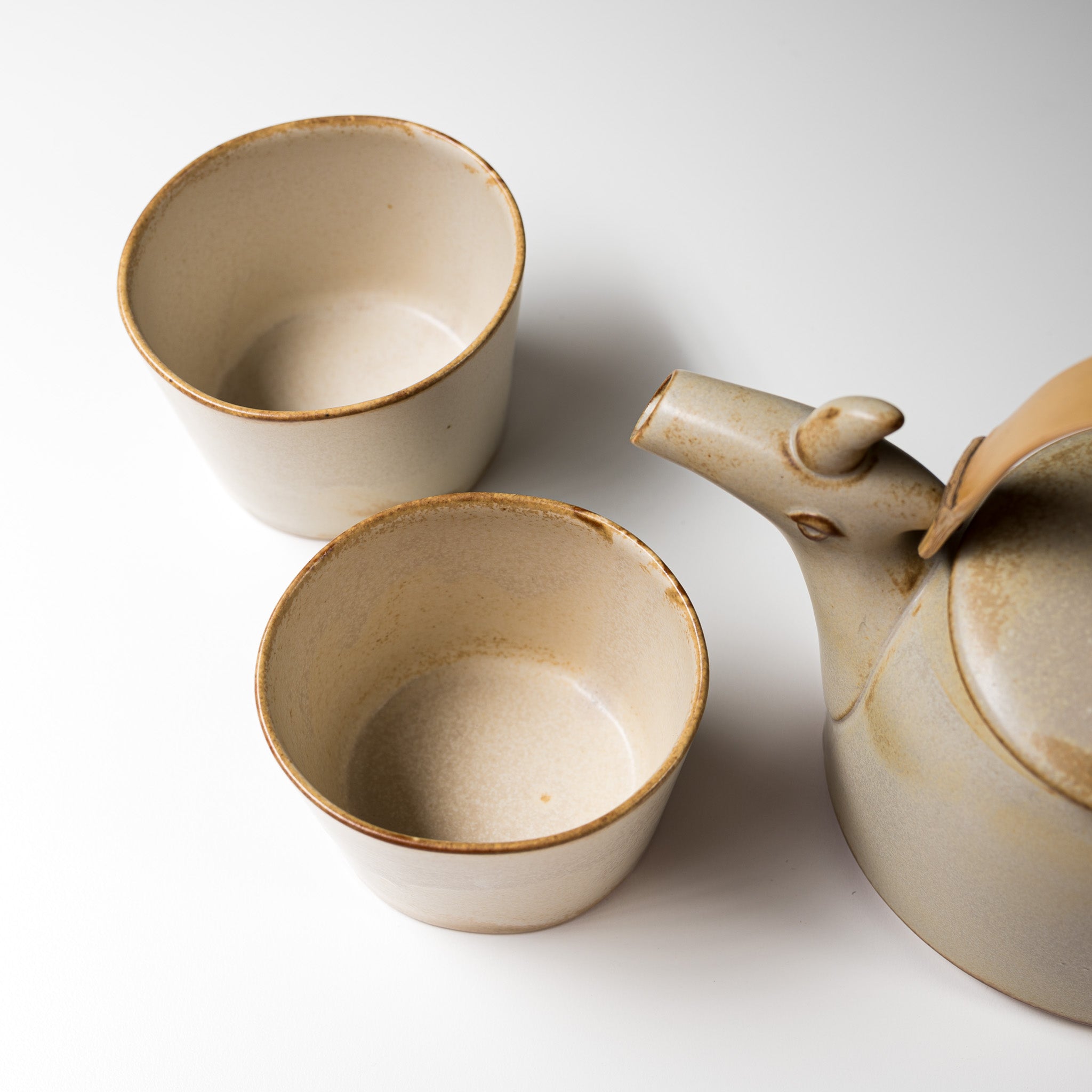 Premium Yagi Goat Teapot Set with 2 Cups - Japanese Style Ceramic Tea Pot for Home & Office Use - Perfect Gift for Tea Lovers & Unique Home Decor