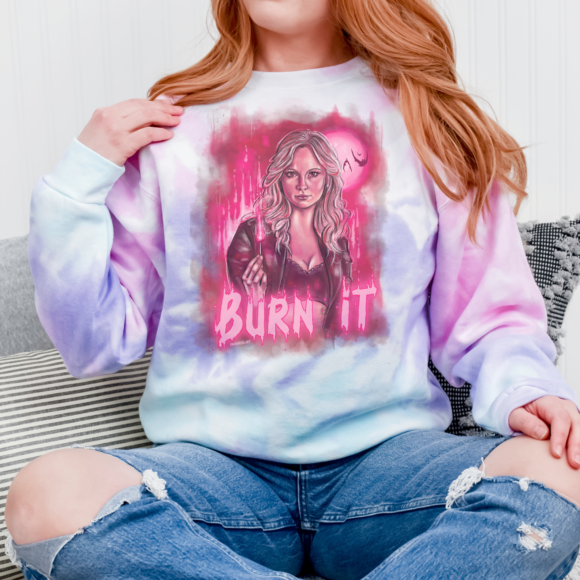 Caroline Forbes Sweatshirt - The Vampire Diaries TVD Crewneck - Perfect Gift for Fans - Wear to Conventions & TV Show Marathons