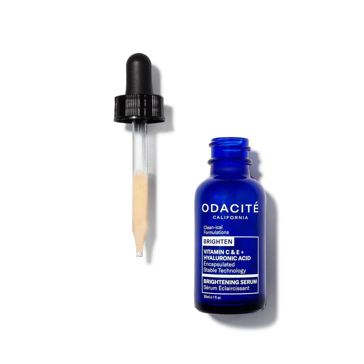 Vitamin C & E + Hyaluronic Acid Brightening Serum for Face - Anti-Aging, Dark Spot Corrector & Hydrating Facial Treatment - Perfect for Daily Skincare Routine & Nighttime Use