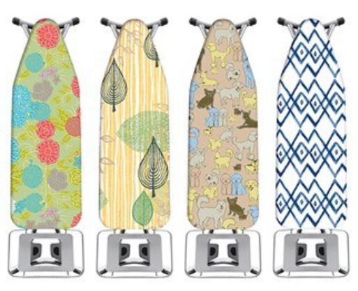 Non-Slip FastFit Ironing Board Cover with Heat Reflective Fabric - Durable & Washable for Smooth Ironing at Home or Laundry Room