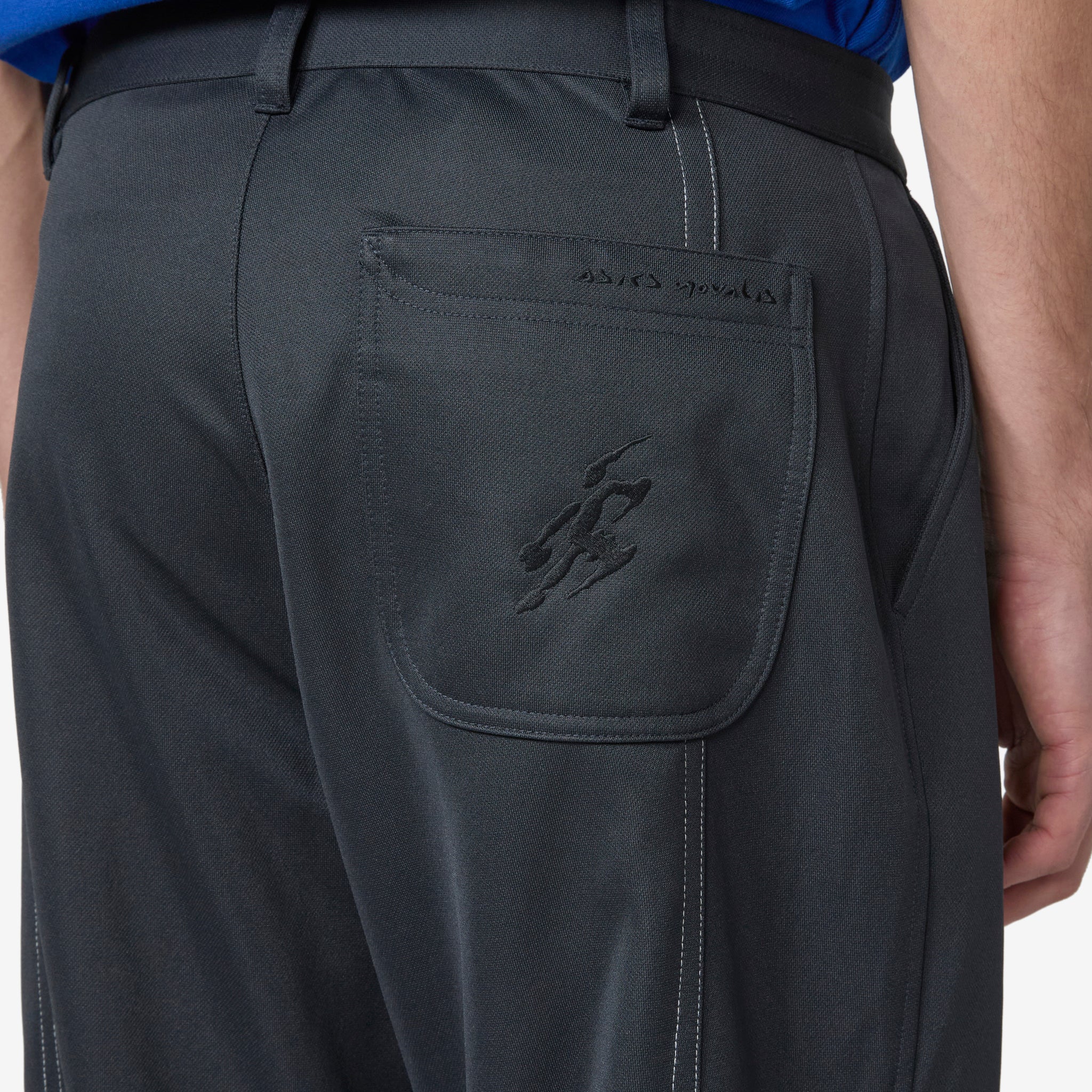 ASICS NOVALIS Styrax Track Pants for Men - Lightweight Running Jogging Pants with Breathable Fabric (Anthracite) - Perfect for Gym, Workout & Casual Wear