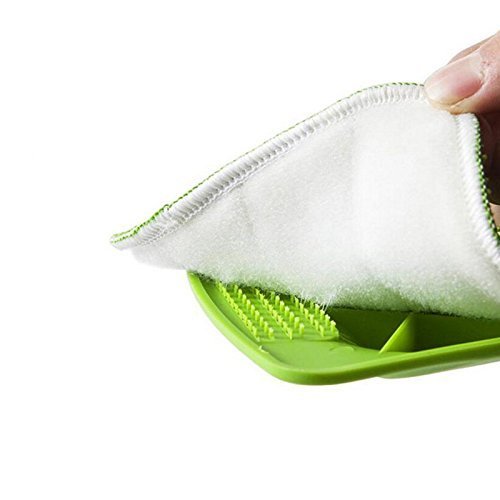 ALMURAT Microfiber Spray Mop Pads - Washable & Reusable Replacement Heads (3-Pack, Multicolor) for Hardwood Floors & Tile Cleaning - Perfect for Kitchen, Bathroom & Home Maintenance