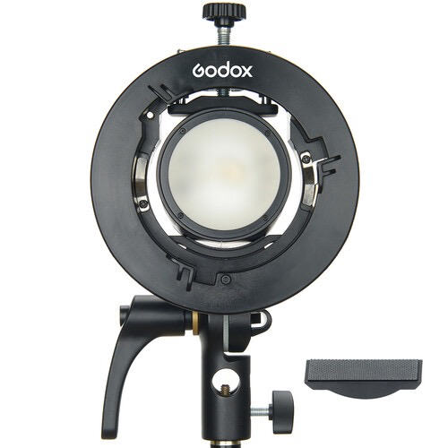 Godox S2 Speedlite Bracket for Bowens Mount - Universal Flash Bracket for Photography Lighting - Perfect for Studio, Portrait, and Outdoor Photography