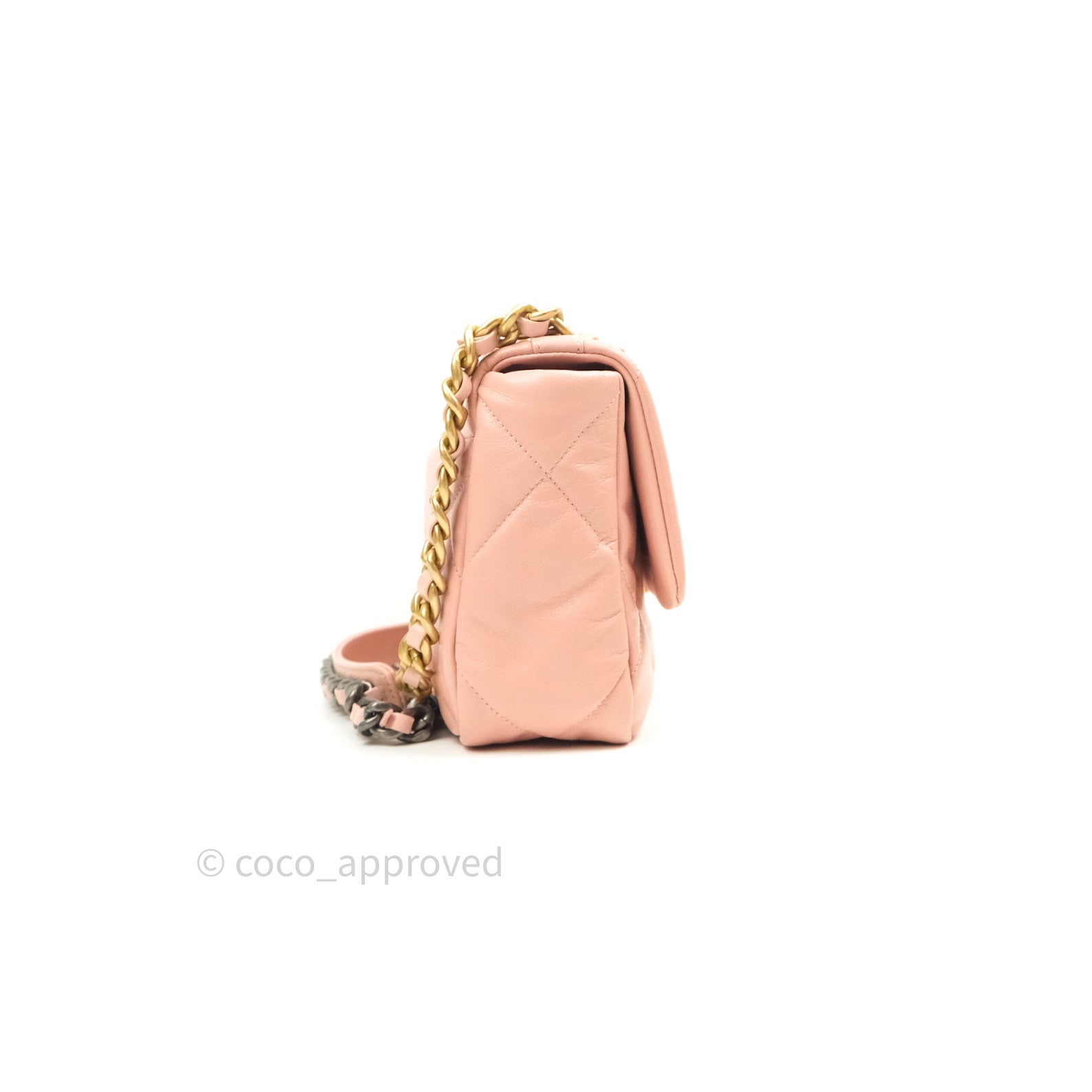 Chanel 19 Small Goatskin Handbag in Rose Pink with Mixed Hardware - Luxury Crossbody Bag for Women, Perfect for Date Night & Special Occasions