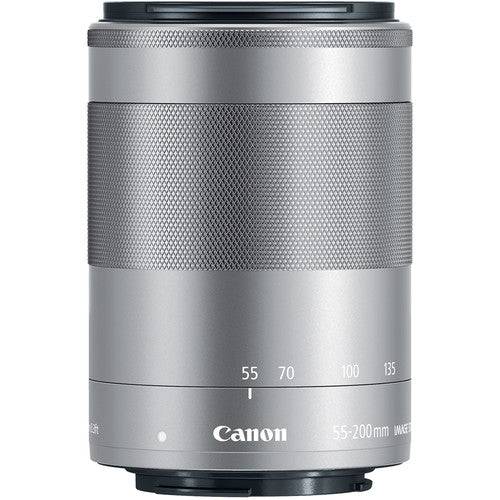 Canon EF-M 55-200mm f/4.5-6.3 IS STM Telephoto Zoom Lens (Silver) - Perfect for Travel Photography, Wildlife Shooting & Portrait Photography