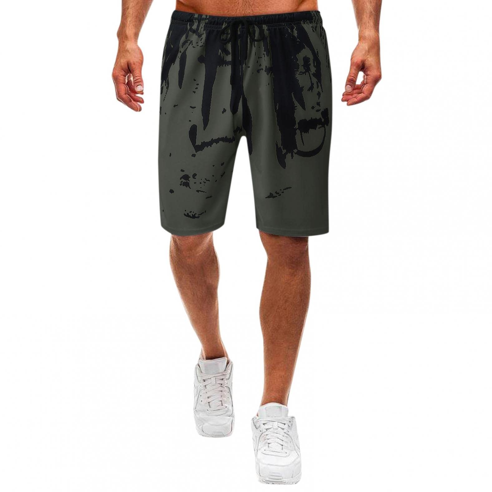 Cookinty Men's Linen Shorts - Breathable Casual & Athletic Shorts with Elastic Waist | Perfect for Beach, Gym, Workout & Summer Outdoor Activities