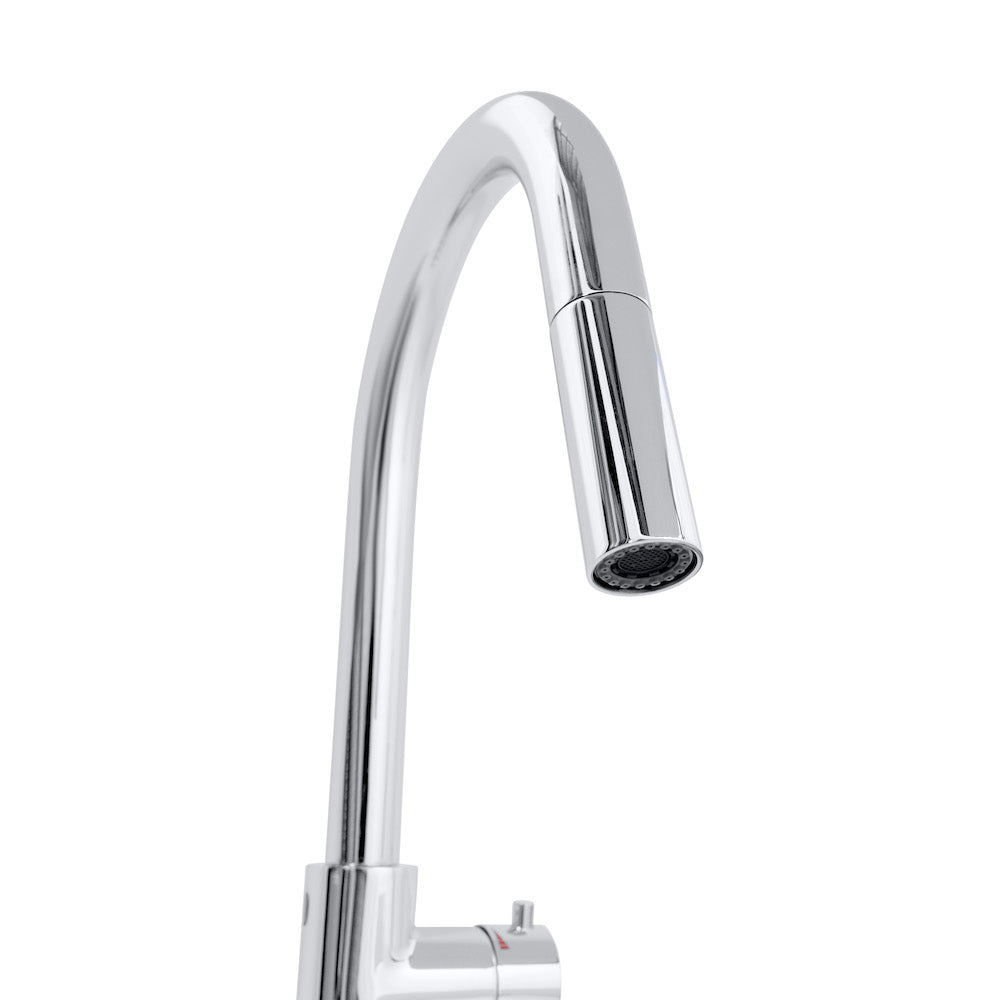 ZLINE Gemini Touchless Kitchen Faucet in Chrome - Hands-Free Sensor Faucet with Pull-Down Sprayer for Modern Kitchens (GEM KFS CH) | Perfect for Busy Cooks, Dishwashing & Smart Home Upgrades