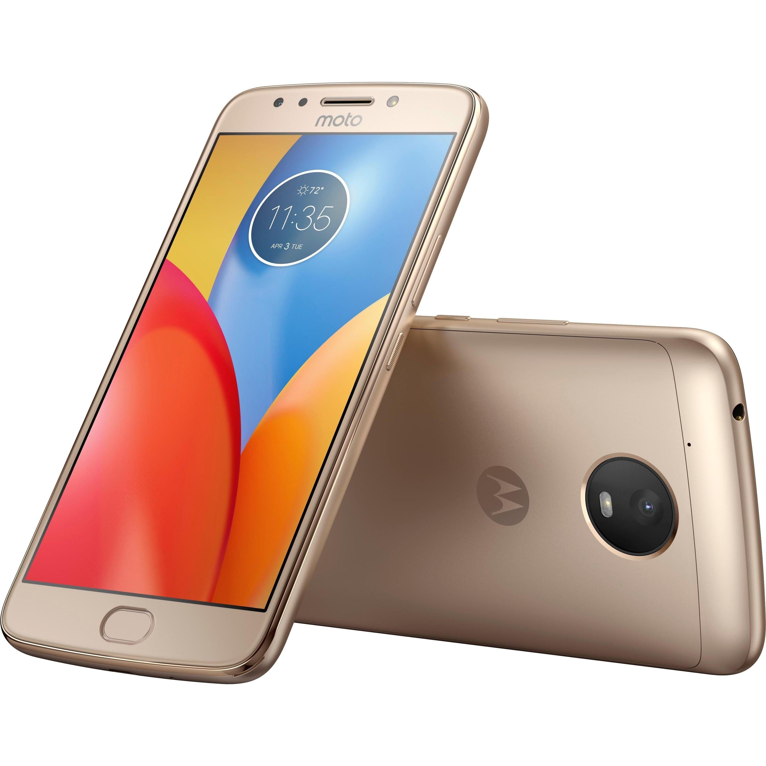 Motorola Moto E4 16GB Smartphone - Unlocked GSM, Fine Gold (MetroPCS Compatible) - Perfect for Travel, Business & Everyday Use