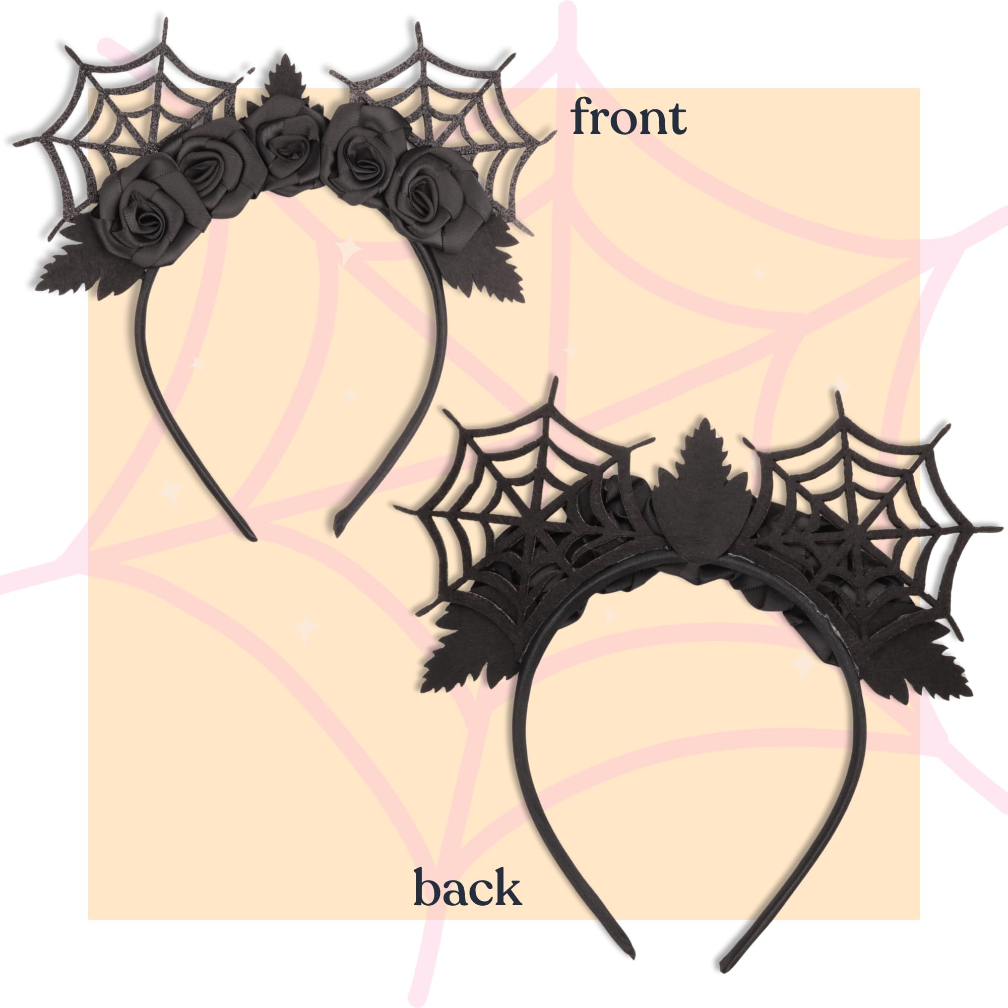 Sparkly Halloween Mouse Ear Headband for Women - Glitter Party Costume Accessories & Dress Up Fun - One Size Fits All - Perfect for Halloween Parties, Cosplay & Themed Events