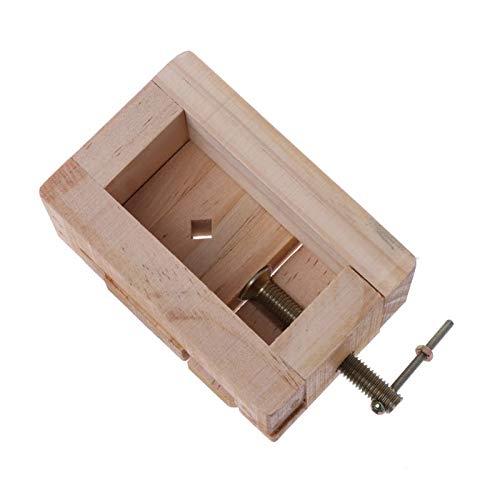 Mini Wood Flat Vise Clamp-On Bench Vise - Heavy Duty Woodworking Tool for Carving, Engraving & DIY Projects - Perfect for Workshop, Garage & Crafting