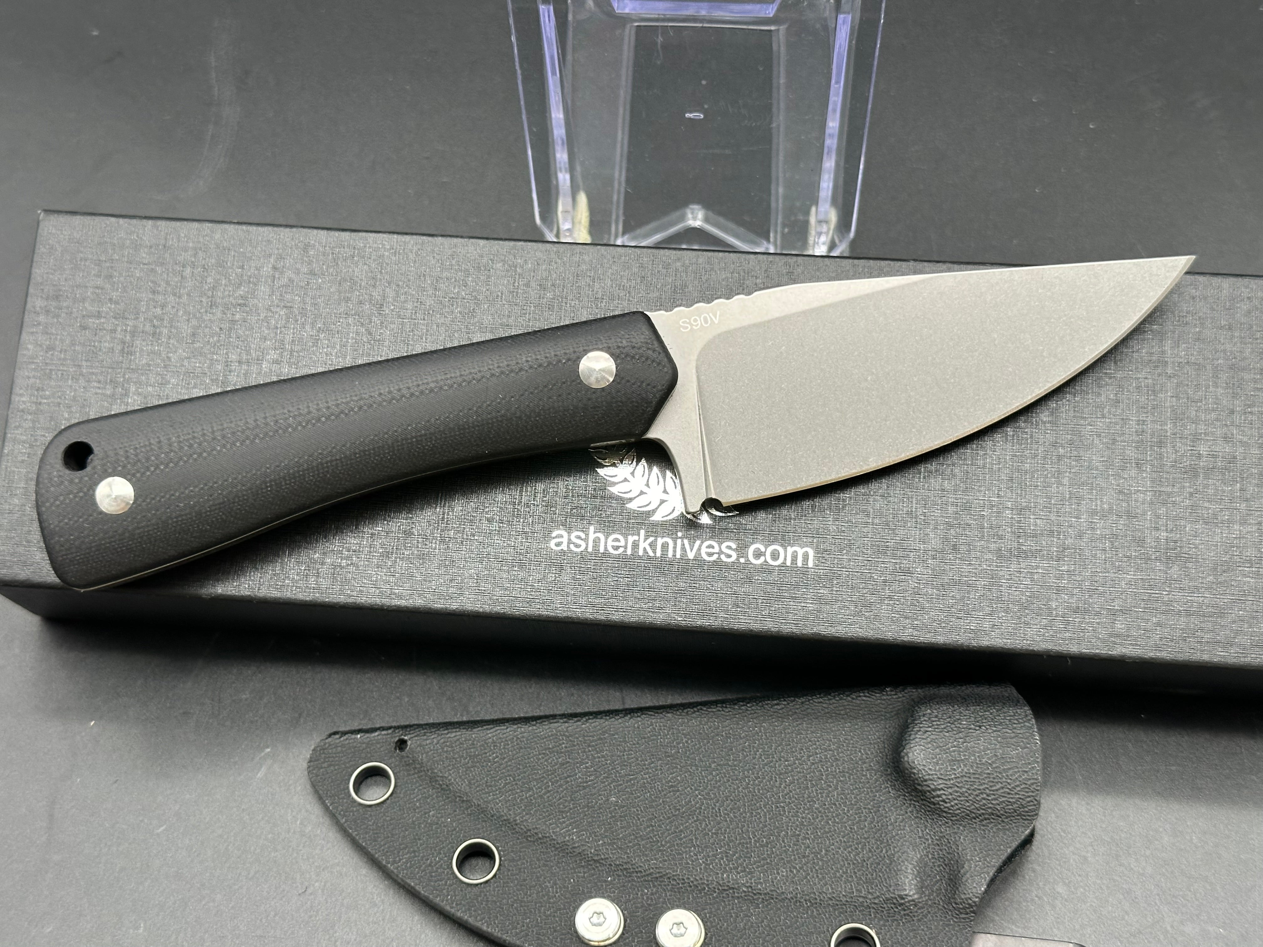 Asher Fixie Fixed Blade Knife - 3.2