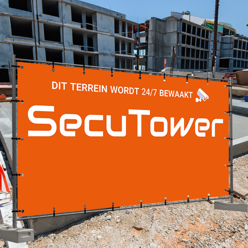 SecuTower Safety Netting - 2 Pack Construction Barrier Mesh for Fall Protection & Debris Control | Ideal for Roofing, Scaffolding & Building Sites