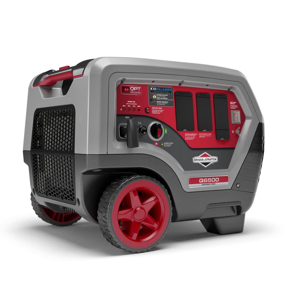 Briggs & Stratton 6500W Portable Generator with Electric Start - Reliable Power for Camping, RV Trips & Outdoor Adventures