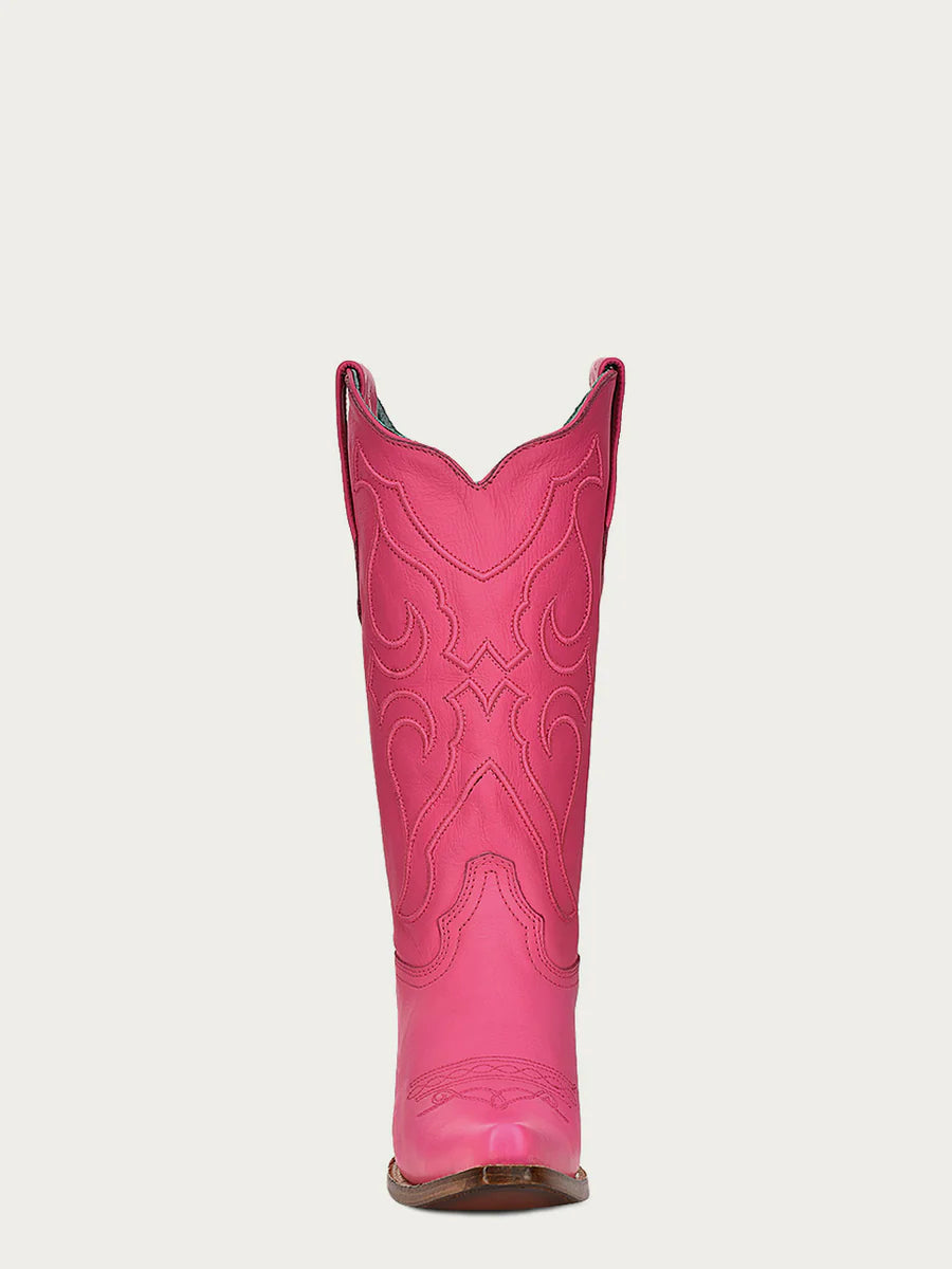 Z5138 Women's Western Cowgirl Leather Boots - M Corral Faux Leather Riding Boots for Country Style & Rodeo Events