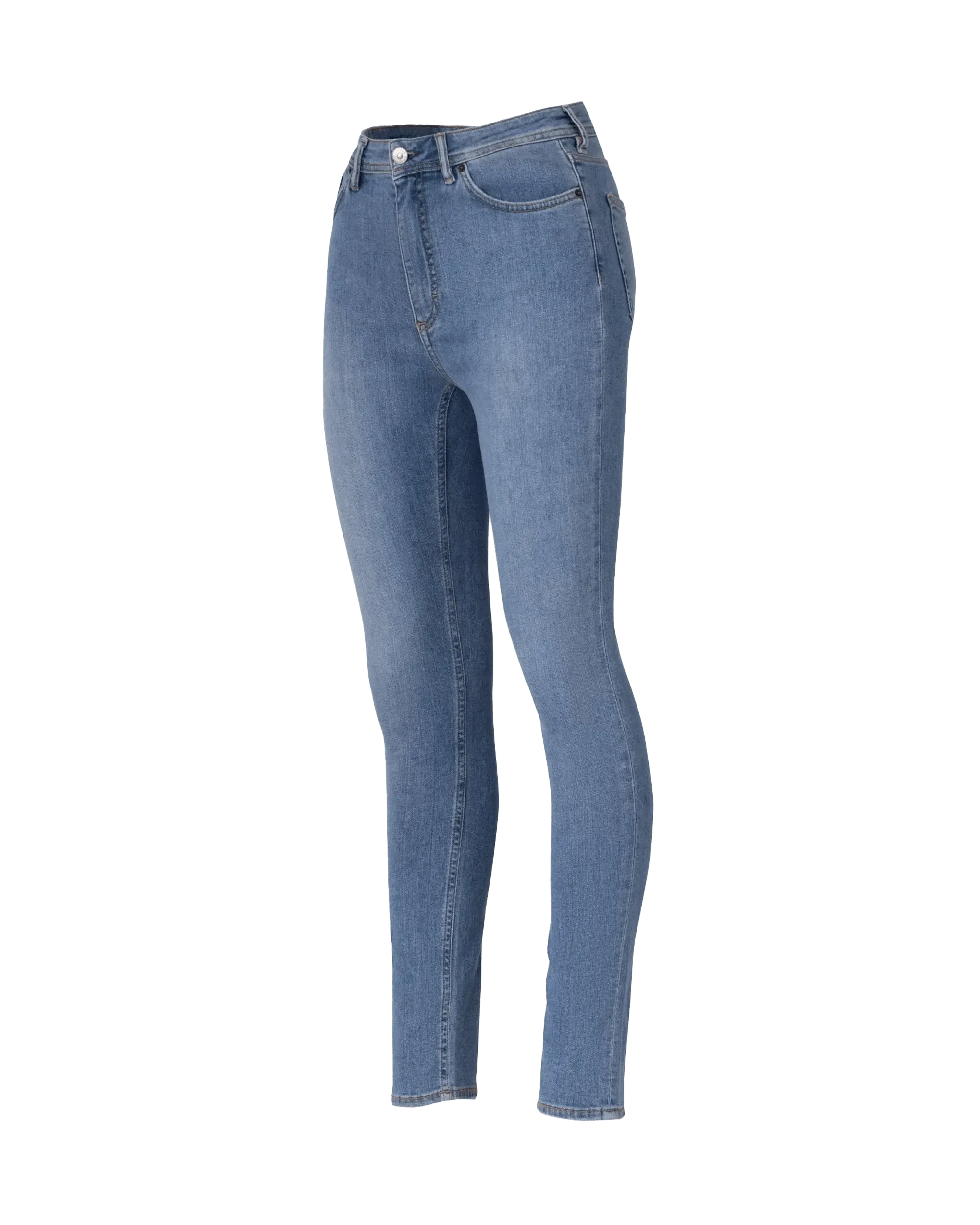 Five Pocket High Rise Skinny Jeans for Women - Stretchy Denim Pants with Tummy Control | Perfect for Casual Wear, Office & Night Out