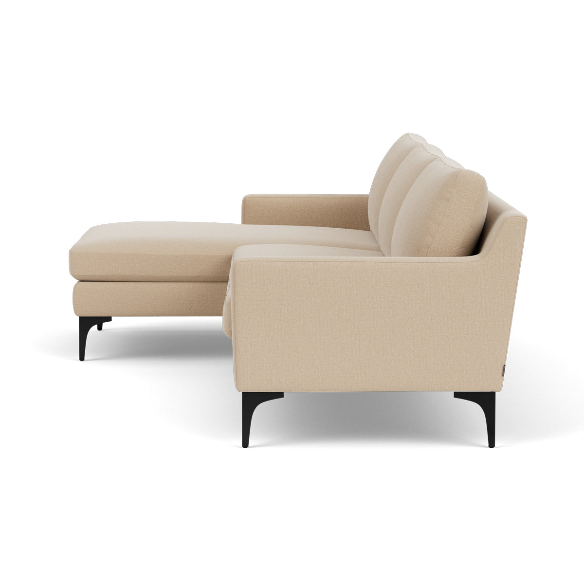 Astha Fabric Left Chaise Sofa - Modern L-Shaped Sectional Couch with Reversible Design for Living Room, Lounge & Home Theater Comfort
