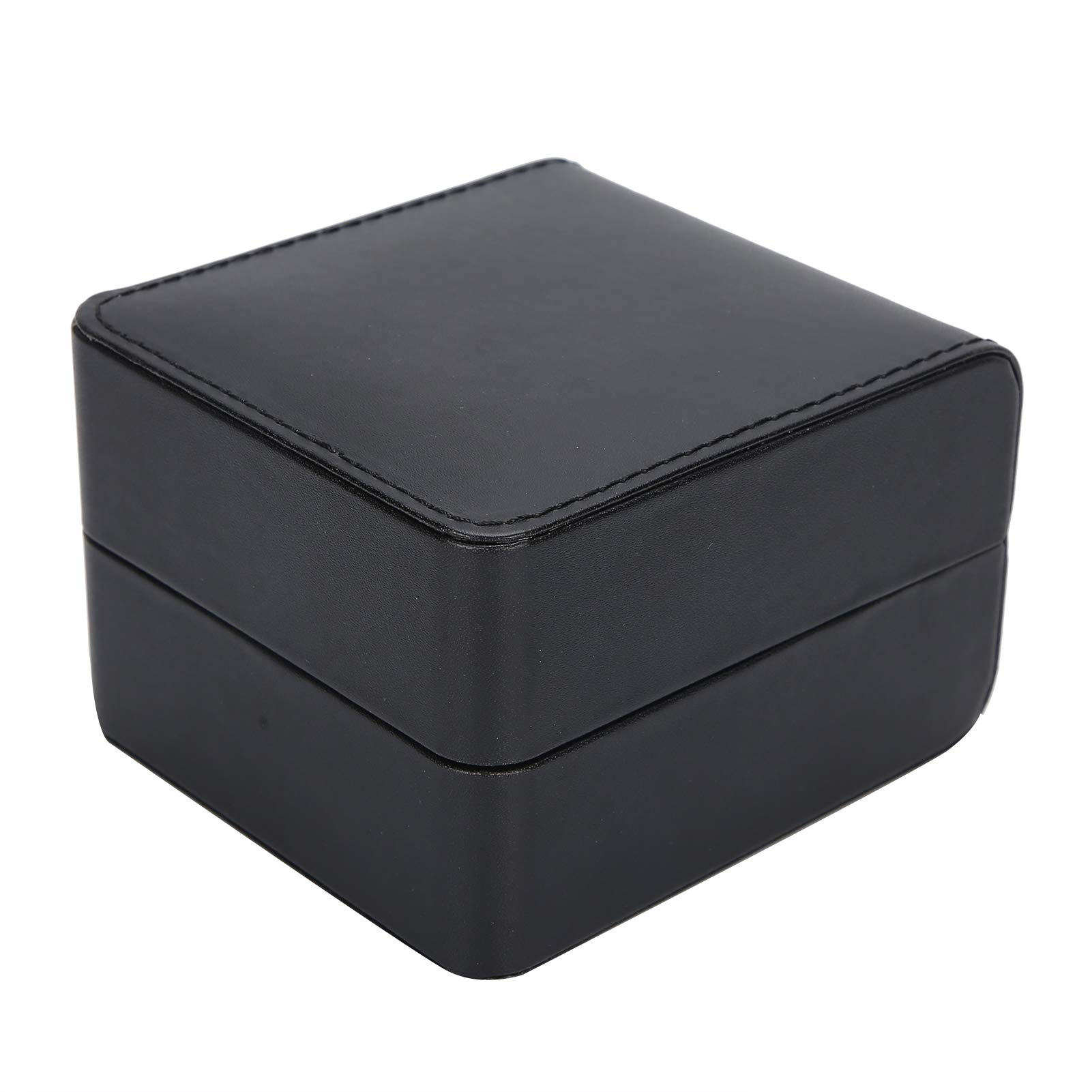 Premium PU Leather Watch Box with Soft Pillow - Elegant Storage for Watches, Necklaces & Bracelets - Perfect for Home, Office & Travel (Black)
