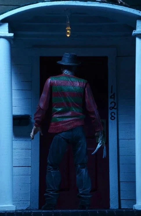 NECA Ultimate Freddy Krueger Action Figure - Nightmare on Elm Street Horror Movie Collectible - Perfect for Halloween Decor & Horror Fan Collections