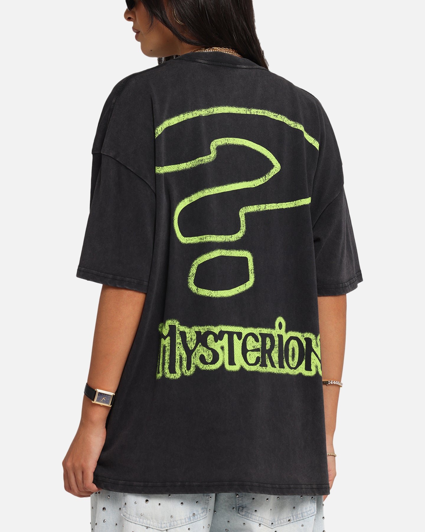 73 Studio X South Park Mysterion Vintage Black Acid Wash T-Shirt | Cartoon Character Tee for Fans & Collectors | Casual Wear & Gift Idea