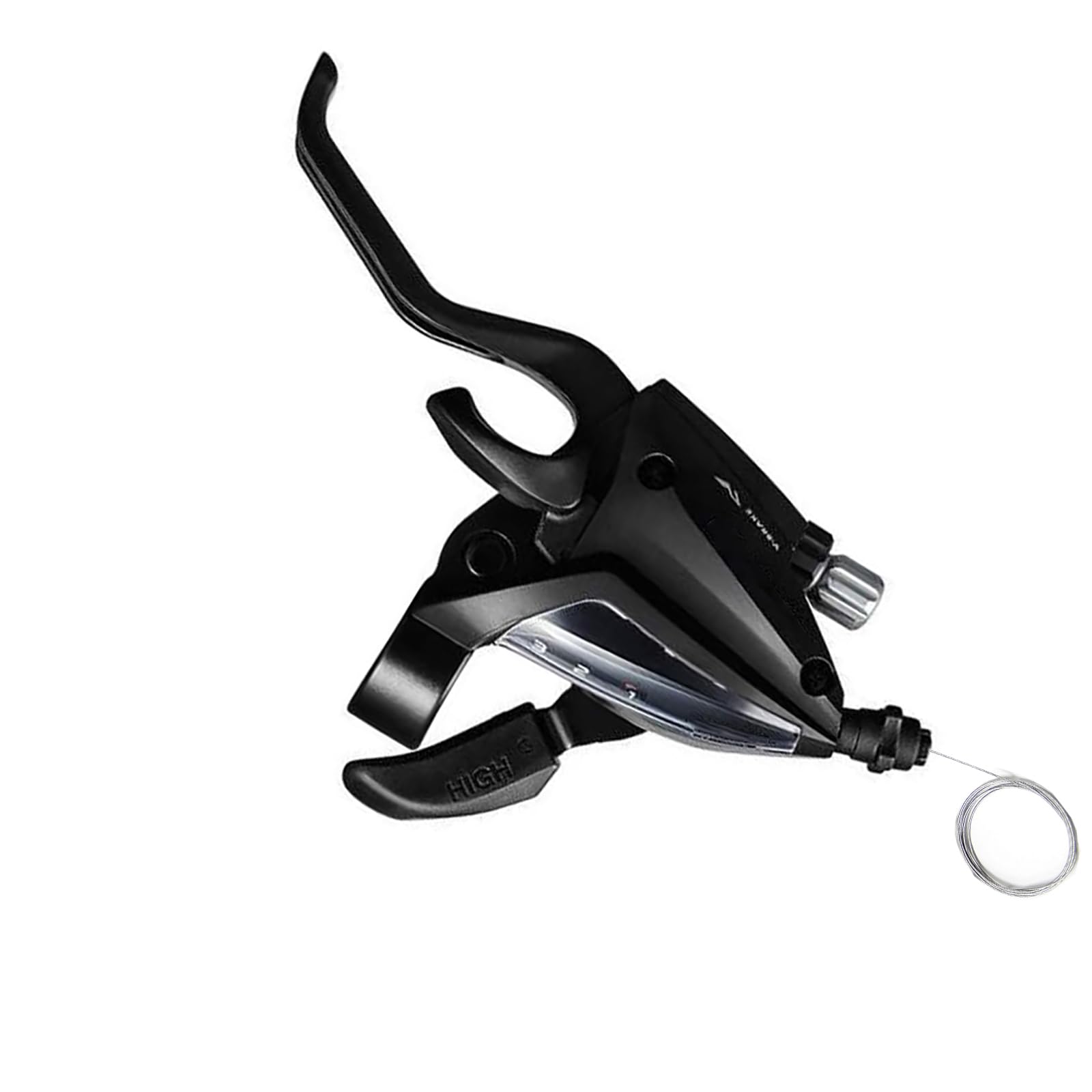 Premium ST-EF500 3x7 Bike Shifter Set - 21-Speed Black Shift/Brake Levers with Stainless Steel Inner Cables (Excludes Housing) | Compatible with Road Bikes & Mountain Bikes (MTB) | Ideal for Commuting, Trail Riding & Performance Cycling
