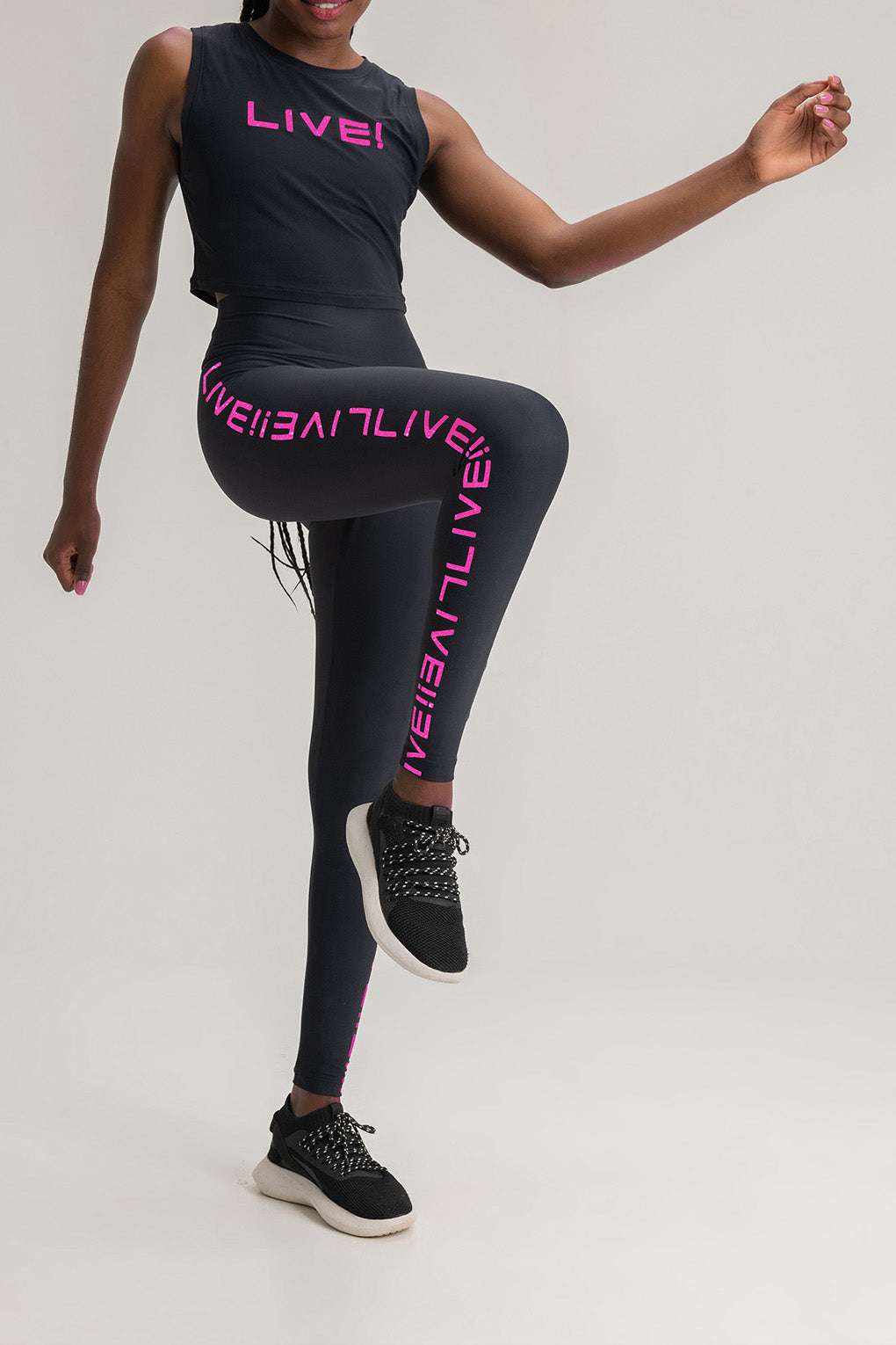 Icon Neo Leggings - High Waist Yoga Pants for Women, Tummy Control Workout Leggings with Pockets - Perfect for Yoga, Running, Gym & Lounge Wear