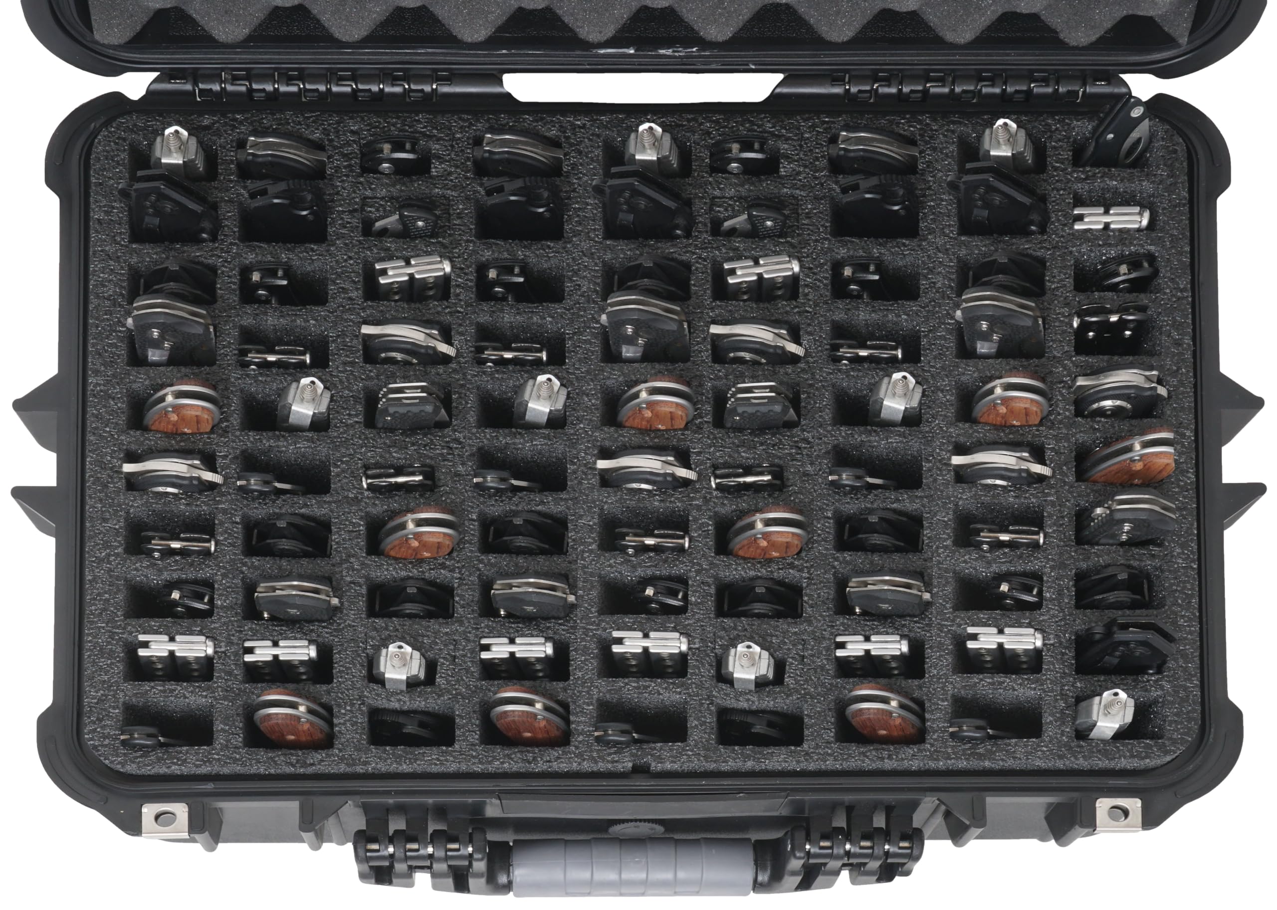 Case Club 90 Folding Knife Case - Waterproof Hard Shell Travel & Storage Organizer for Swiss Army Knives, Butterfly Knives, Pocket Knives | Lockable Durable Case for Camping, Hiking & Outdoor Adventures