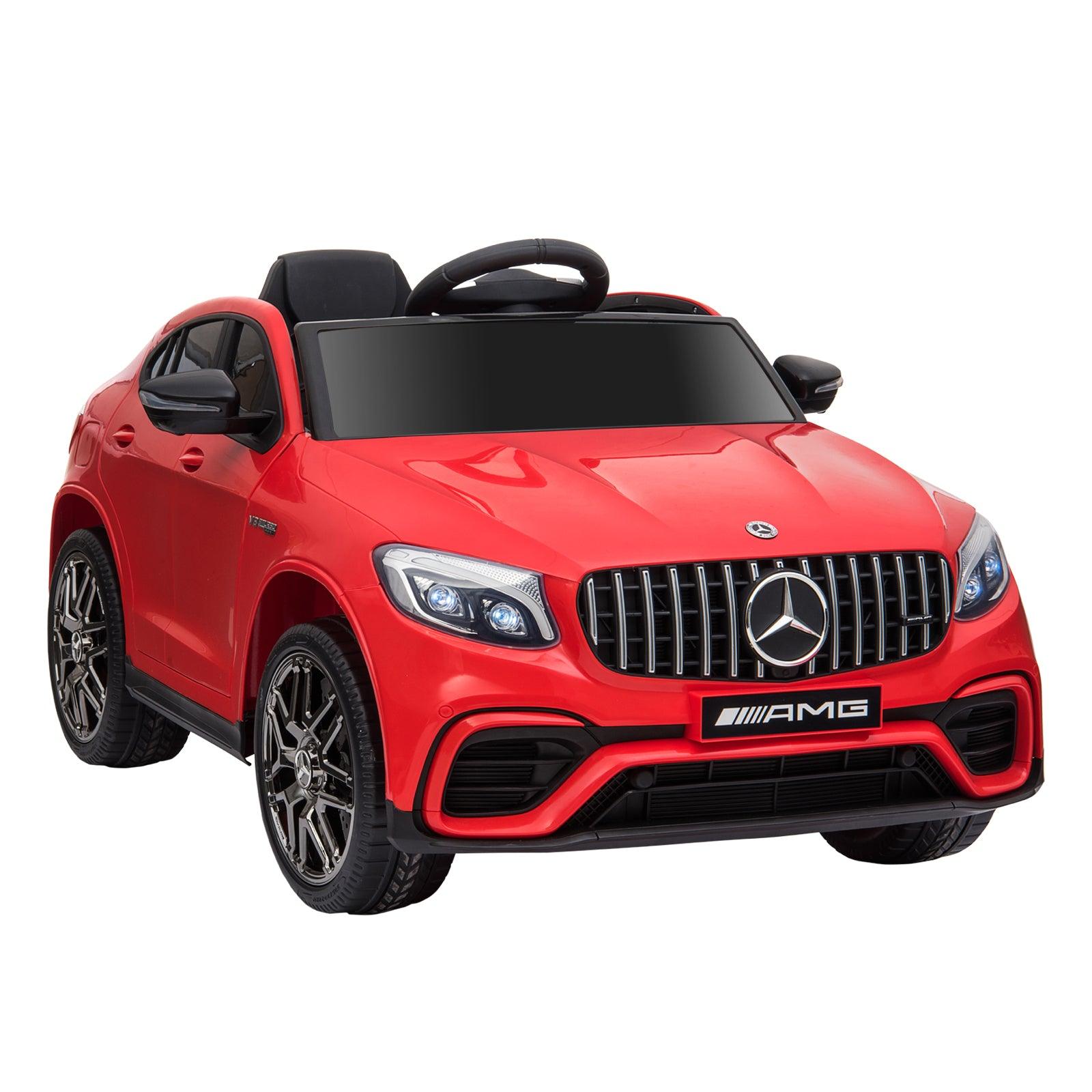 12V Mercedes Benz AMG GLC63S Coupe Electric Ride On Car for Toddlers - Remote Control, 2 Speed, MP3 Player, LED Lights & Horn | Kids' Birthday Gift, Outdoor Play & Indoor Fun