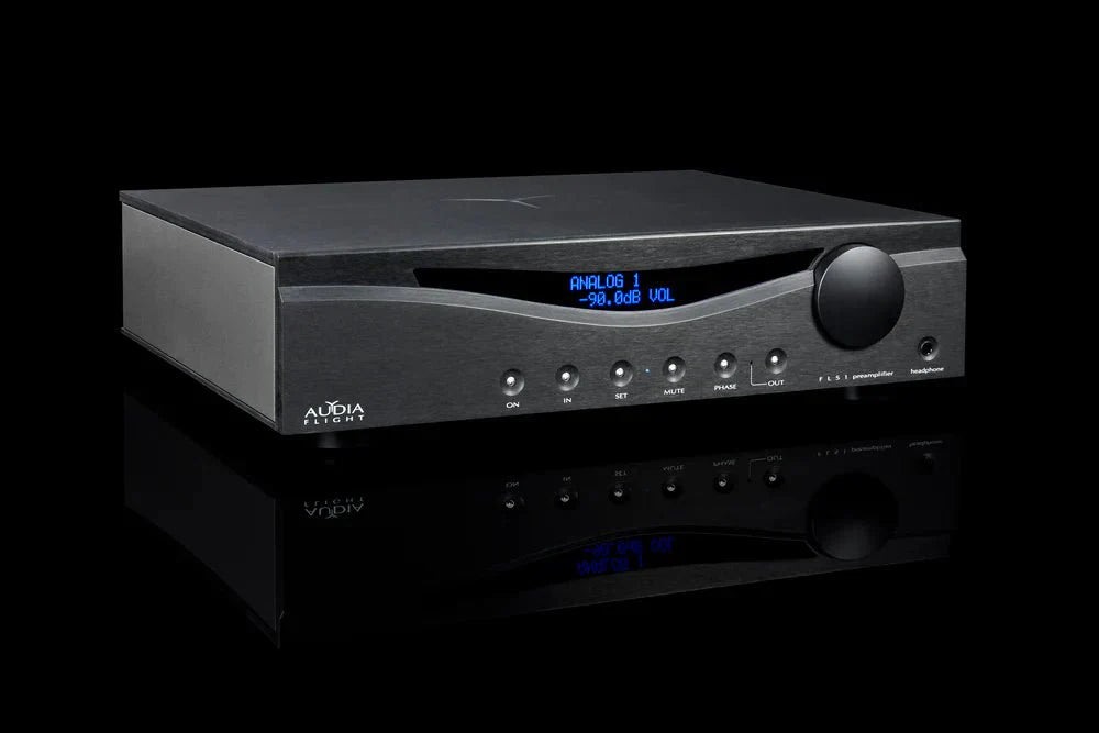 Audia Flight FLS 1 Fully Balanced Stereo Preamp & Headphone Amplifier - High-End Audio Equipment for Home Theater & Music Listening