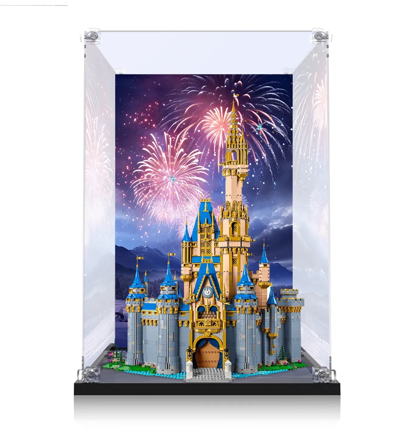 LEGO® Disney Mickey and Friends Disney Castle 43222 Display Case - Premium Acrylic Protector for Collectible Building Sets - Perfect for Showcase, Dust Protection & Home Decor