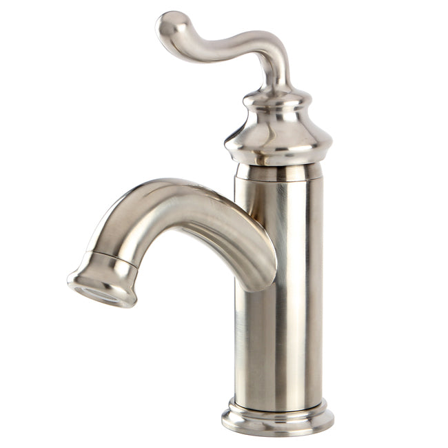 Royale Single Handle Monoblock Bathroom Sink Faucet - Modern Waterfall Spout for Bathroom Vanity & Powder Room (Oil Rubbed Bronze Finish)