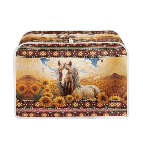 Aztec Sunflower Horse - Multicolor