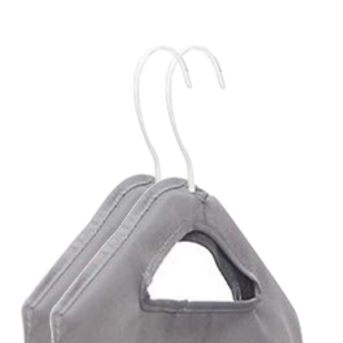 Heavy Duty Hanging Laundry Hamper Bag - Space Saving Closet Organizer with 2 Strong Metal Hangers for Bedroom, Bathroom & Dorm - The Fine Living Co.