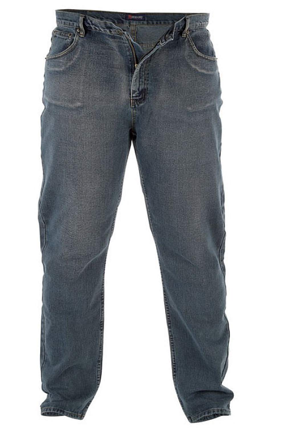 Comfort-Rockford Comfort Fit Jeans for Men - Stretch Denim Pants with Relaxed Fit (Dirty Denim 370) - Perfect for Casual Wear, Work & Everyday Outfits
