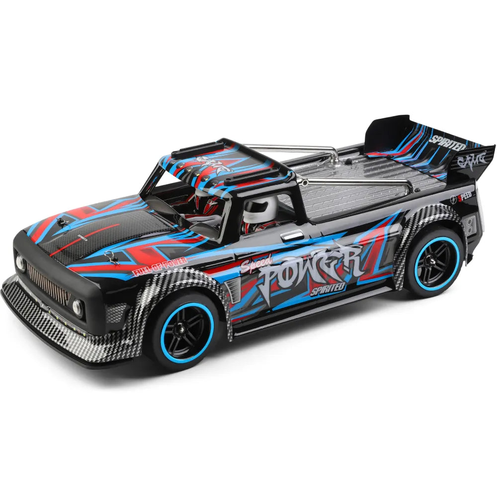WLtoys 104072 1/10 Scale 2.4Ghz 4WD RC Car - 60km/h High Speed Brushless Racing Buggy with RTR (Ready-to-Run) - Perfect for Off-Road Racing, Backyard Drifting & RC Car Enthusiasts