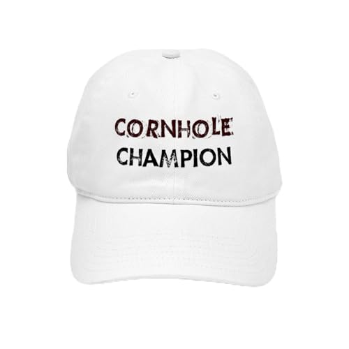 White - Cornhole Champion Cap