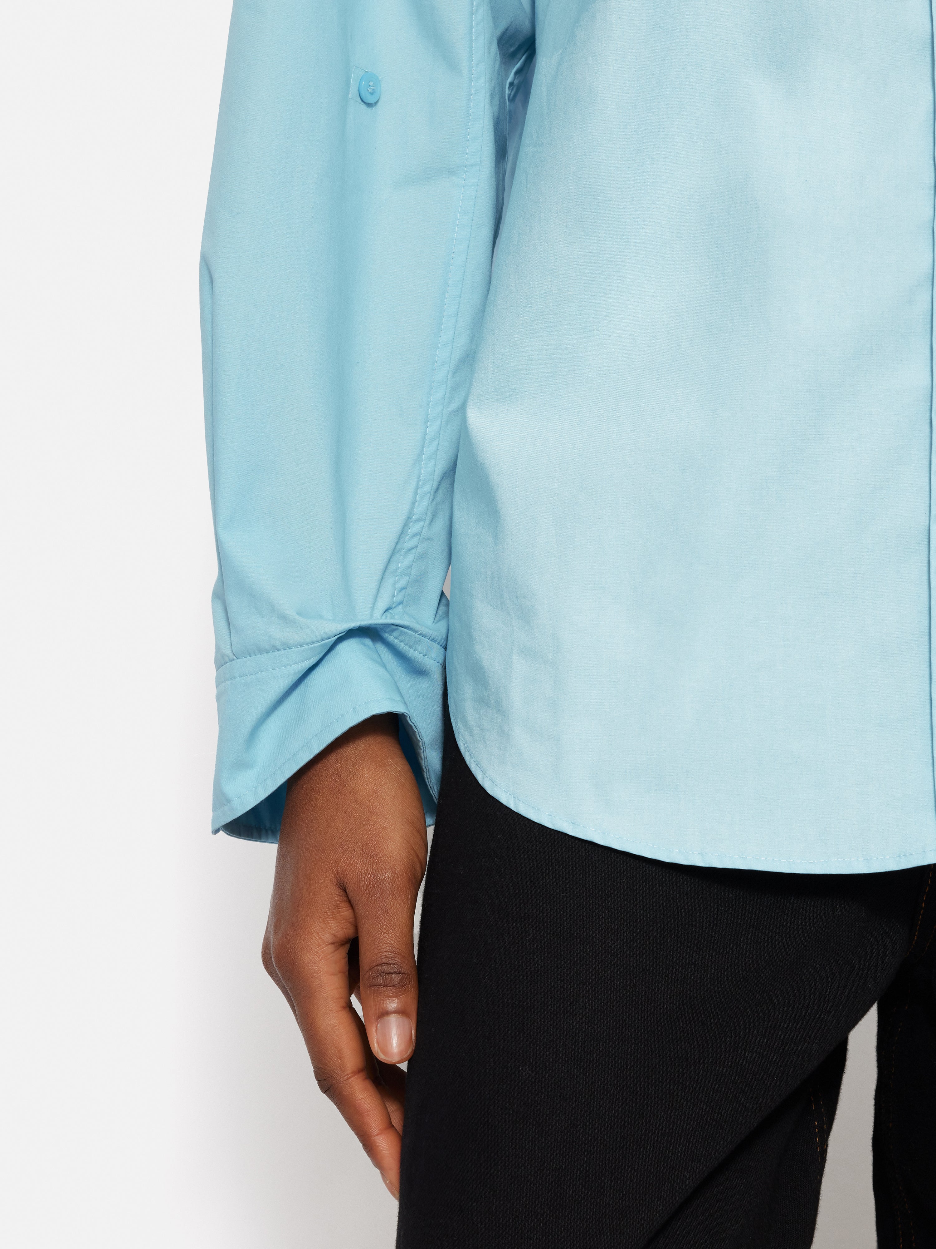 Heritage Cotton Relaxed Fit Casual Shirt for Men - Soft Blue Button Down Shirt | Perfect for Office, Weekend Outings & Travel