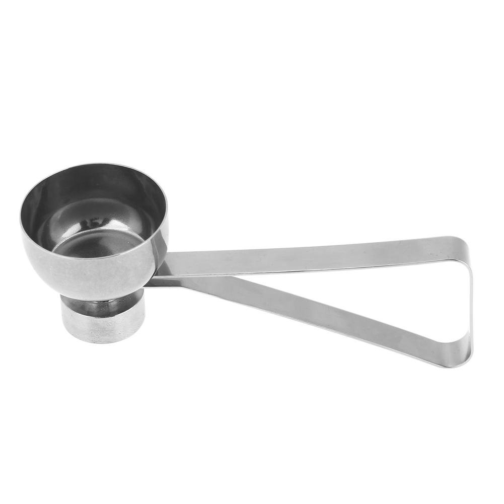 Premium Stainless Steel Egg Topper Cutter - Eggshell Opener & Clean Cracker Tool for Soft/Hard Boiled Eggs (Large Size) - Perfect for Breakfast, Salad Toppings & Meal Prep
