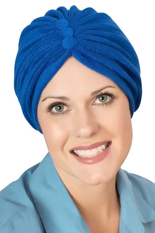 Two-Way Reversible Terry Cloth Turban for Women - Soft & Absorbent Hair Towel Wrap for Shower, Spa & Post-Workout - Quick Dry Hair Accessory