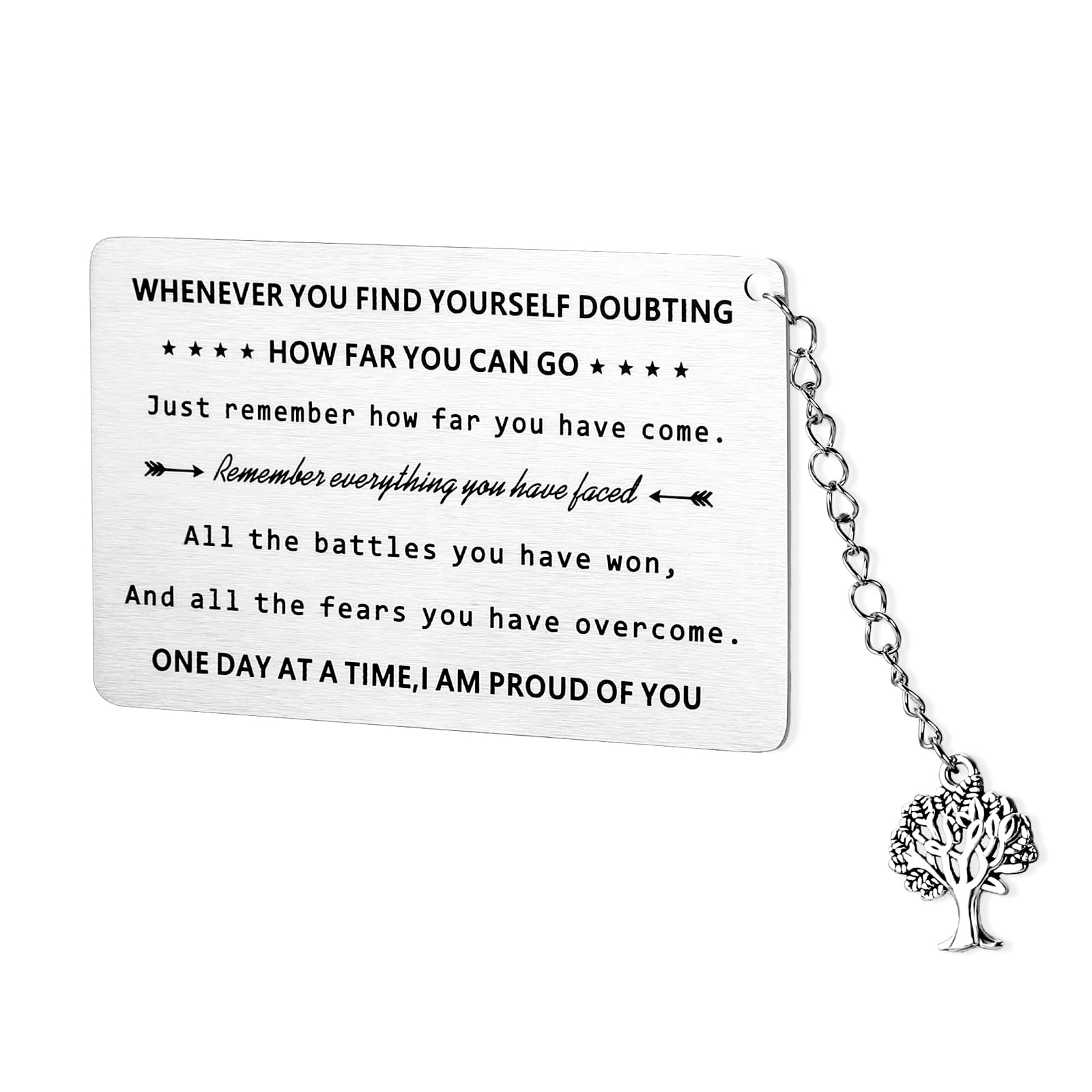 Proud of You Sobriety Wallet Cards - Inspirational AA Gifts for Women & Men - Sobriety Anniversary & Recovery Presents - Perfect for 12 Step Meetings, Milestone Celebrations & Daily Encouragement