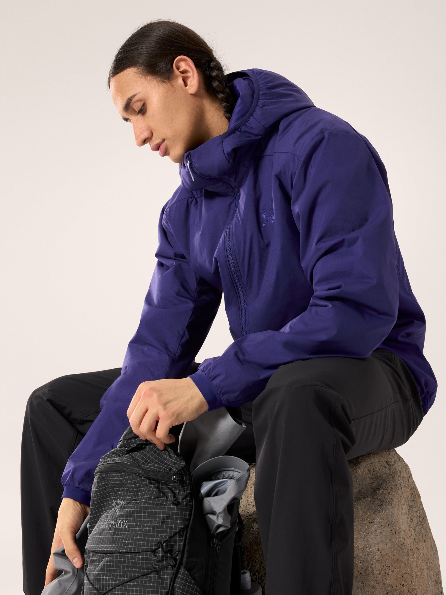 Atom Hoody Men's Lightweight Water-Resistant Hooded Jacket - Perfect for Outdoor Activities, Hiking & Casual Wear