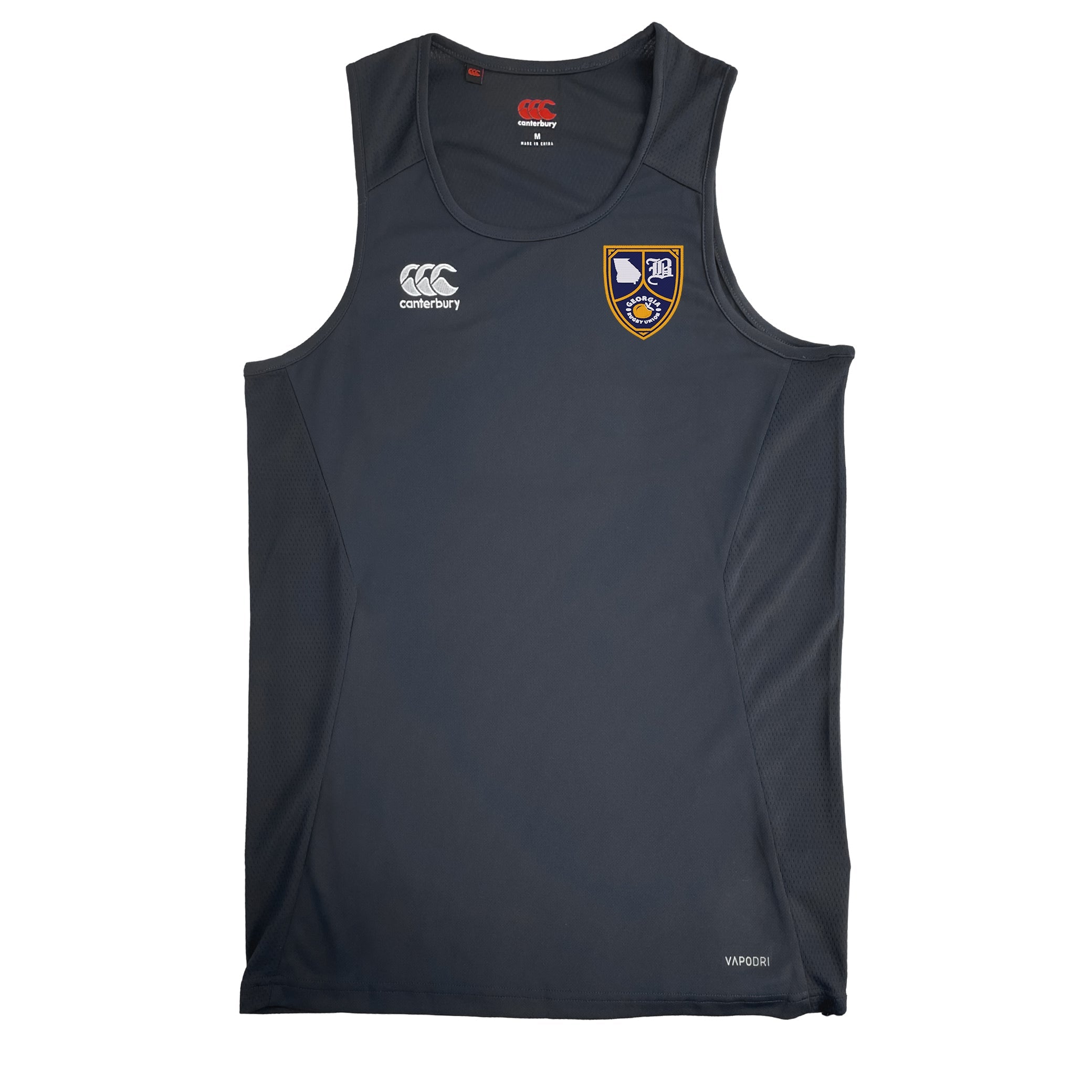 Georgia Rugby Union CCC Dry Singlet - Moisture-Wicking Performance Jersey for Rugby Training & Matches - Perfect for Sports, Gym & Outdoor Activities